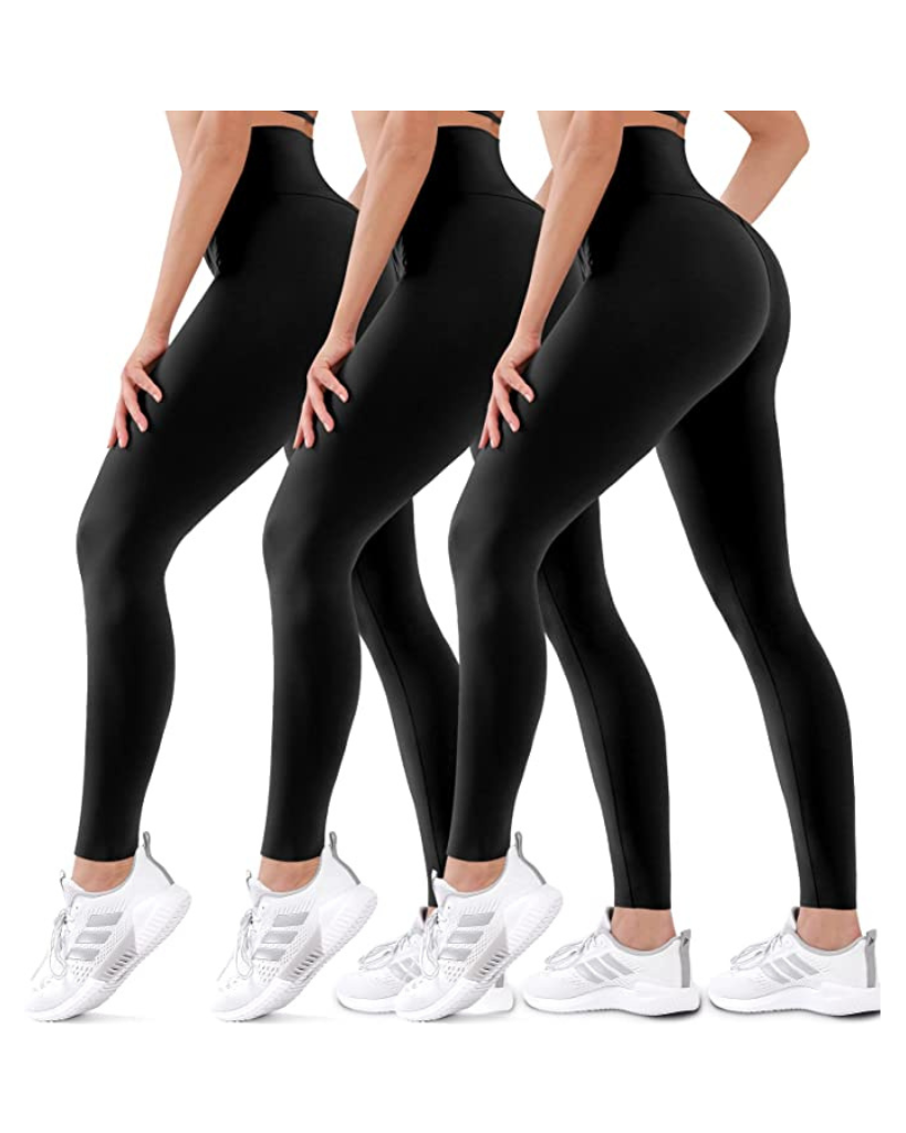 GAYHAY High Waisted Capri Leggings for Women - Soft Slim Tummy