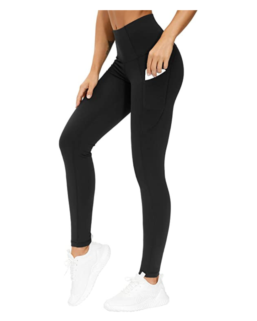 Fullsoft Black 4 Pack Womens Yoga Leggings Buttery Soft High Waisted Tummy  Control Pants