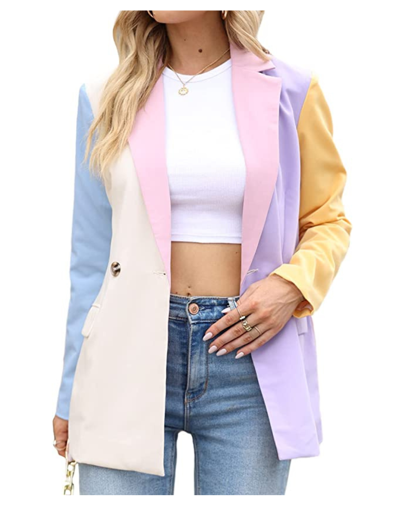Colorful Statement Blazers from Amazon - A Jetset Journal