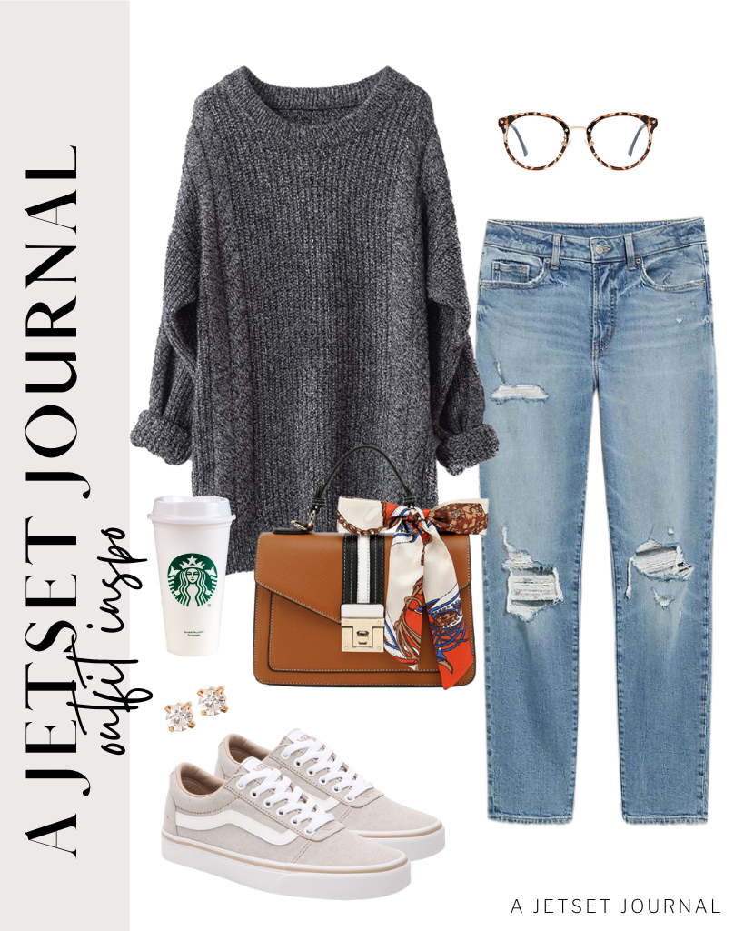 Free People Swing Sweater with Nordstrom Jeans Tory Burch Robinson