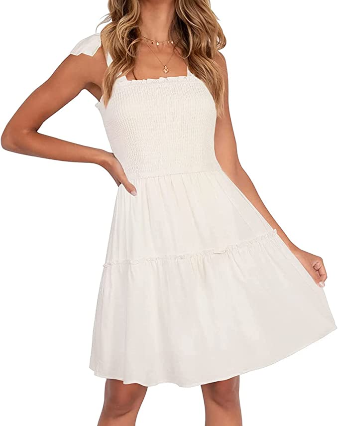 Affordable Flowy White Dresses from Amazon - A Jetset Journal