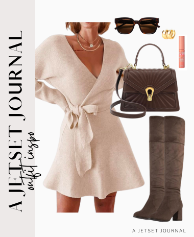 Style a Sweater Dress for Your Night Out - A Jetset Journal