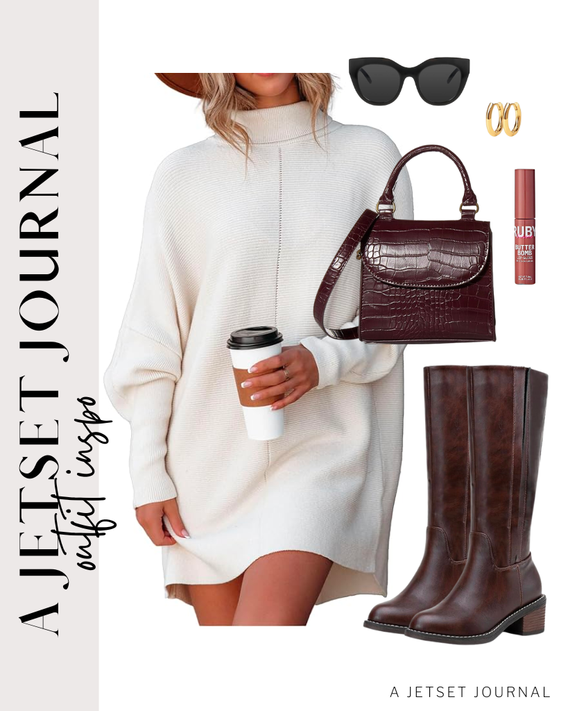 Style a Sweater Dress for Your Night Out - A Jetset Journal