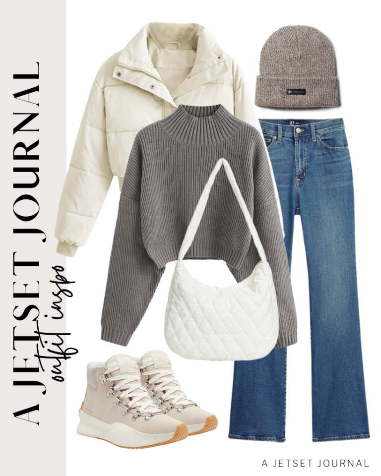 Outfits to Wear With a Crop Puffer Jacket - A Jetset Journal