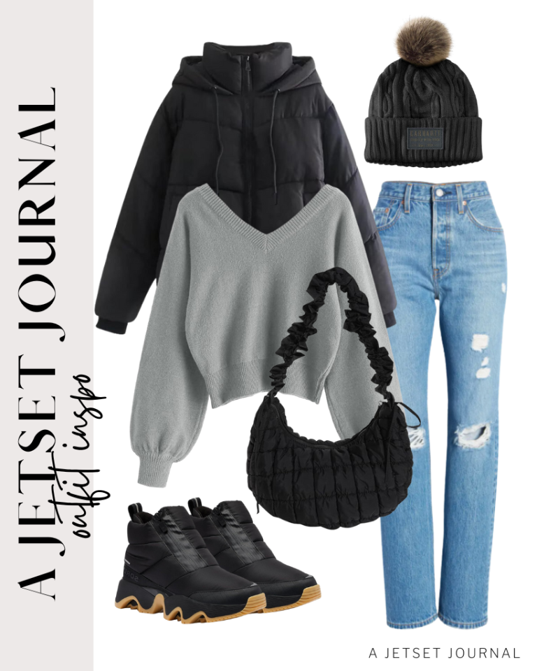 Outfits to Wear With a Crop Puffer Jacket - A Jetset Journal