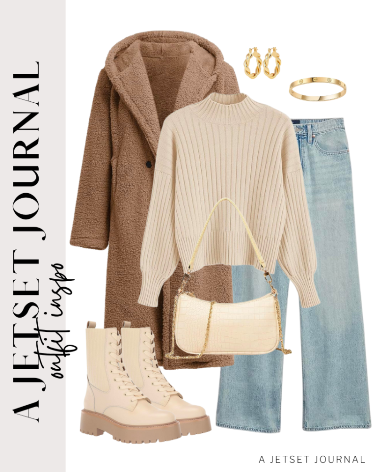 Simple Ways to Style a Teddy Coat - A Jetset Journal