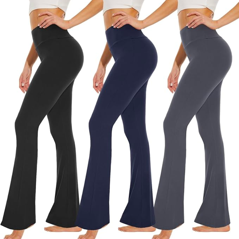 Flare Leg Yoga Pants in 2024  Yoga pants shop, Pants for women