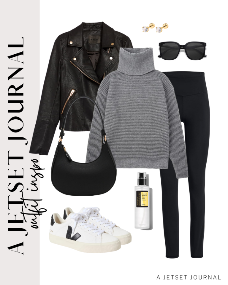 Five Ways to Style Basic Black Leggings - A Jetset Journal