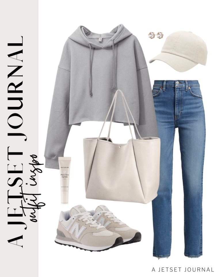 How to Style a Basic Cropped Sweatshirt - A Jetset Journal