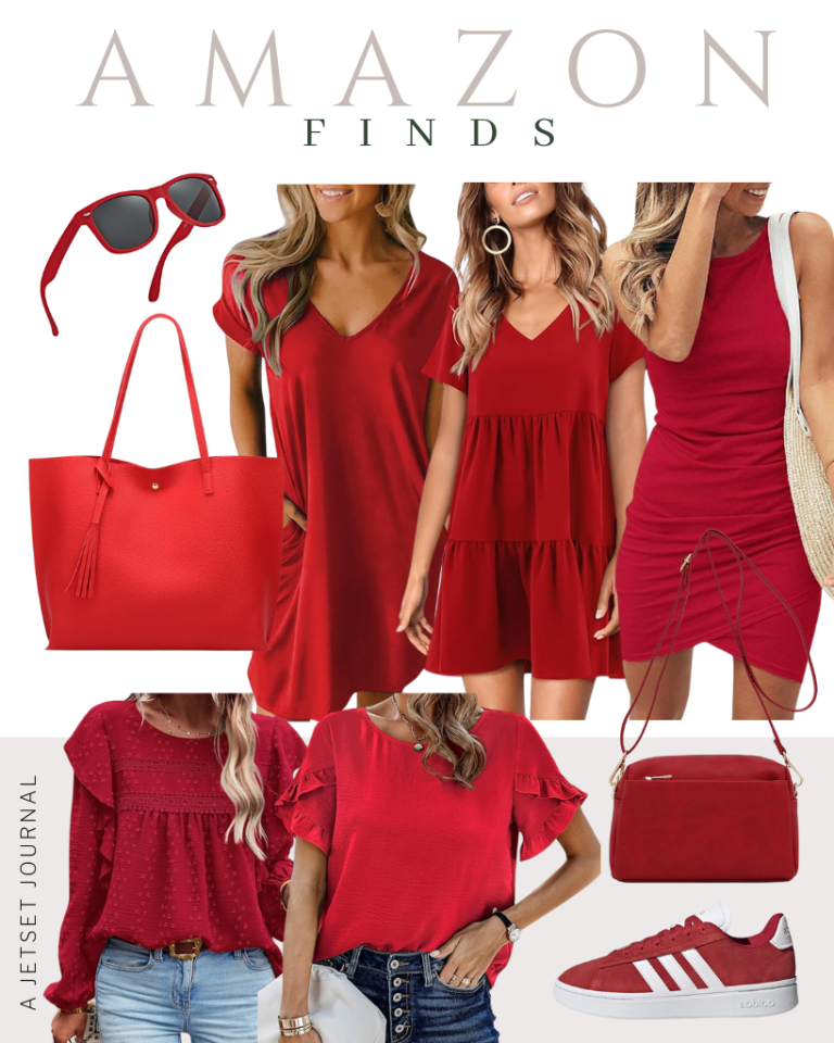 Pretty New Amazon Finds in Shades of Red - A Jetset Journal